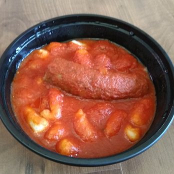 Caffé DaVinci - Gnocchi with sausage and marinara. - Italian Near Me - Columbus, Ohio Caffé DaVinci - Gnocchi with sausage and marinara. - Italian Near Me - Columbus, Ohio