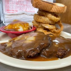 Hoss’s BBQ - Hamburger steak