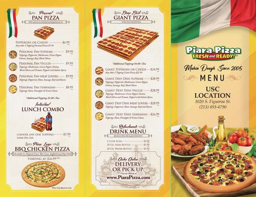 Menu photo 4 Piara Pizza Los Angeles, CA Menu photo 4 Piara Pizza Los Angeles, CA