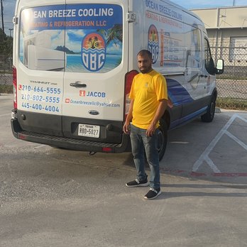 Ocean Breeze Cooling & Refrigeration - Our #1 technician on a job site. - Heating & Air Conditioning/HVAC Near Me - San Antonio, Texas Ocean Breeze Cooling & Refrigeration - Our #1 technician on a job site. - Heating & Air Conditioning/HVAC Near Me - San Antonio, Texas
