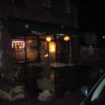 Lilly's Pizza - Lilly's Pizza exterior (in winter) in Raleigh, NC - Pizza Near Me - Raleigh, North Carolina