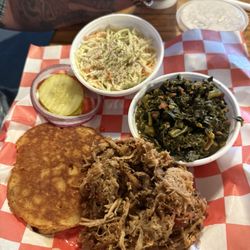Nolo’s On The Levee - Pork platter with two sides