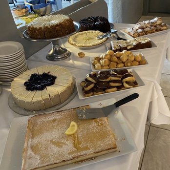 Villa Capri - Brunch buffet dessert table - Italian Near Me - Seabrook, Texas