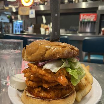 Rudford's Restaurant - Spicy Buffalo Chicken Sandwich - Diners Near Me - San Diego, California Rudford's Restaurant - Spicy Buffalo Chicken Sandwich - Diners Near Me - San Diego, California