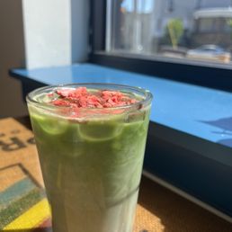 Strawberry matcha