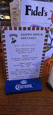 Menu photo 2 Fidel's Little Mexico Solana Beach, CA