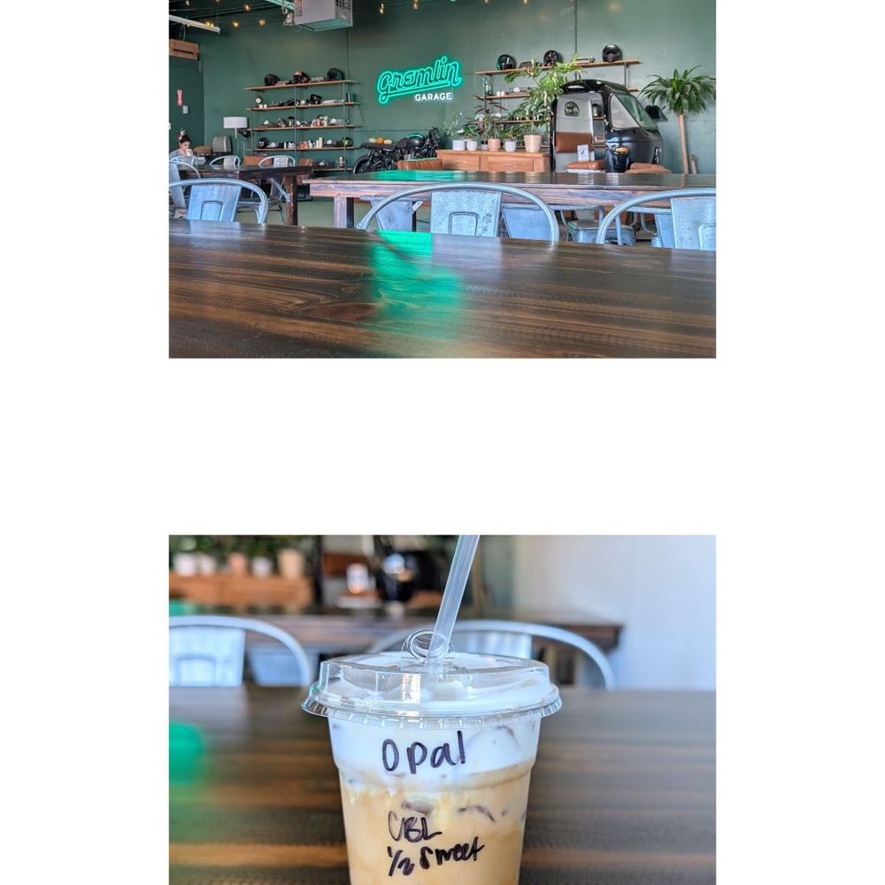 Gremlin Garage - CBL half sweet - Coffee & Tea Near Me - Costa Mesa, California Gremlin Garage - CBL half sweet - Coffee & Tea Near Me - Costa Mesa, California