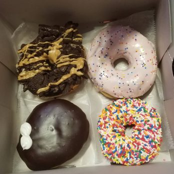 Voodoo Doughnut - I ordered 4 different kinds. - Donuts Near Me - Austin, Texas Voodoo Doughnut - I ordered 4 different kinds. - Donuts Near Me - Austin, Texas