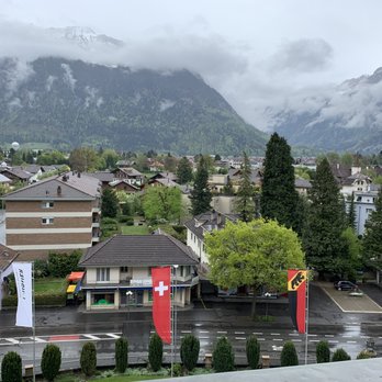 Lindner Grand Hotel Beau Rivage - Balcony view - Hotels Near Me - Interlaken, BE