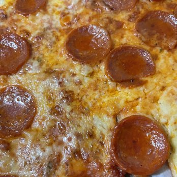 Jack's Brick Oven Pizzeria - Pepperoni Pizza by the Slice .... undercooked pepperroni - Italian Near Me - Norwich, Connecticut