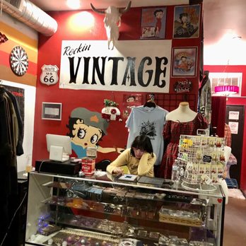 Rockin' Vintage - Hand painted sign 2022 - Thrift Stores Near Me - Alhambra, California Rockin' Vintage - Hand painted sign 2022 - Thrift Stores Near Me - Alhambra, California