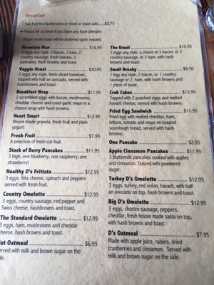 Menu photo 2 Chef Big D's Squamish, BC