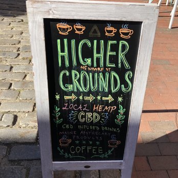 Higher Grounds - Outside sign - Coffee & Tea Near Me - Portland, Maine
