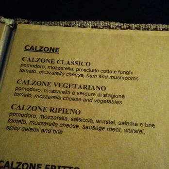 Upupa - Calzone Menu - Bars Near Me - Venezia, VE Upupa - Calzone Menu - Bars Near Me - Venezia, VE