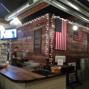 Arrow Lodge Brewing - Photo of the menu board. I like cabin Rustic Lodge vibe. Great job - Breweries Near Me - Covina, California