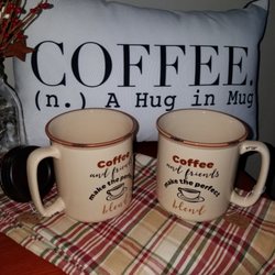 The Primitive Nook - Coffee bar decor and cups