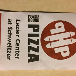 Powder Hound Pizza - Front of menu