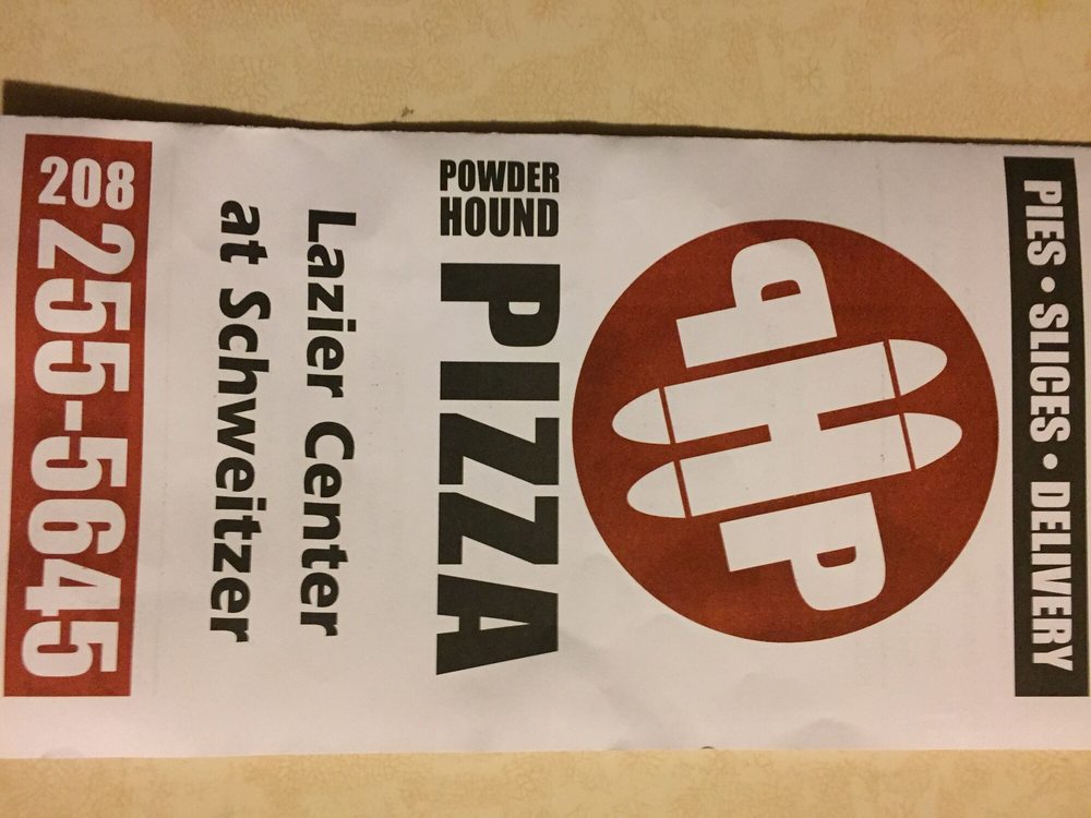 Powder Hound Pizza Logo