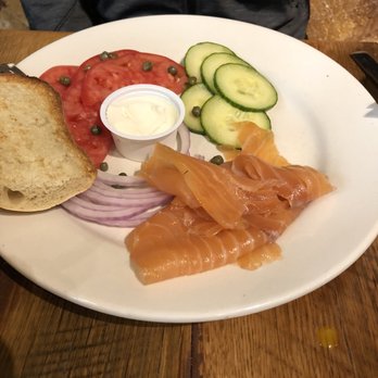 Cafe Raymond - Salmon Platter. Almost 11 dollars!!!! - Breakfast & Brunch Near Me - Pittsburgh, Pennsylvania