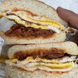 Town & Country Deli - Bacon egg and cheese