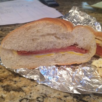 Bakin' Bagels - Pathetic egg sandwich. - Bagels Near Me - Toms River, New Jersey Bakin' Bagels - Pathetic egg sandwich. - Bagels Near Me - Toms River, New Jersey
