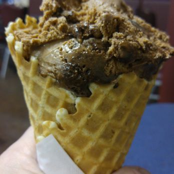 Edaleen Dairy - Fudgy Wudgy on a waffle cone. Oh, so good! - Grocery Near Me - Ferndale, Washington