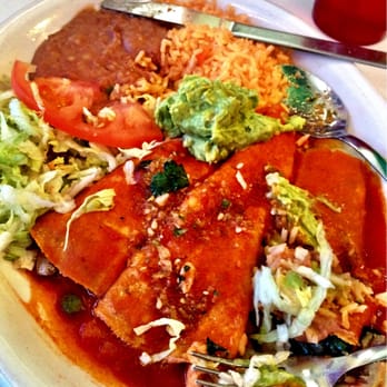 Chapultepec Lupita - Veggie enchiladas sans cheese - Tex-Mex Near Me - Houston, Texas