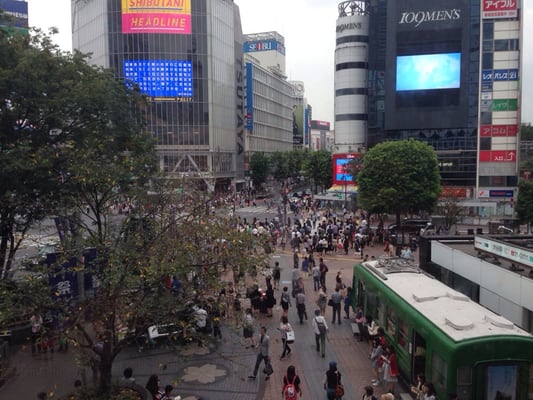 Shibuya Scramble Crossing by null