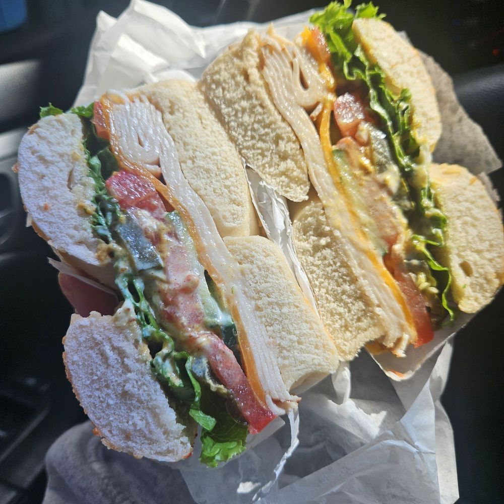 Blue Sky Bagels - Chicken breast on a parm bagel - Bagels Near Me - Boise, Idaho Blue Sky Bagels - Chicken breast on a parm bagel - Bagels Near Me - Boise, Idaho