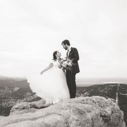 Be Boulder Photography - When I fluffed my dress Eleanor saw an opportunity for a magical photo moment. Because of her good eye, my favorite photo was taken.