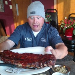Peter's On Lake Ripley - Full rack is frighteningly large.
