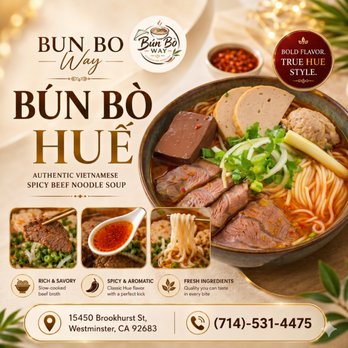 Bun Bo Way - Vietnamese Near Me - Westminster, California Bun Bo Way - Vietnamese Near Me - Westminster, California
