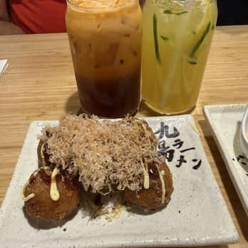Kyuramen - Union Square - Fried octopus balls - Ramen Near Me - New York, New York