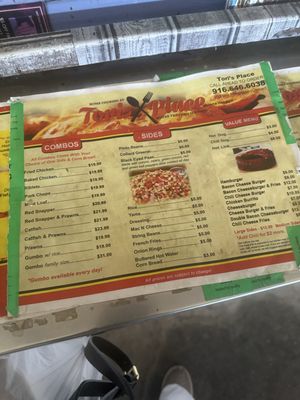 Menu photo 1 Tori's Place Sacramento, CA
