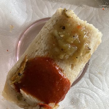 The Shed - Tamale done Christmas style. The red sauce was dense with flavor and not too spicy - New Mexican Cuisine Near Me - Santa Fe, New Mexico The Shed - Tamale done Christmas style. The red sauce was dense with flavor and not too spicy - New Mexican Cuisine Near Me - Santa Fe, New Mexico