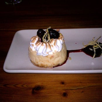 Lamberts Downtown Barbecue - Lemon ice box pie with blackberry sauce - Barbeque Near Me - Austin, Texas Lamberts Downtown Barbecue - Lemon ice box pie with blackberry sauce - Barbeque Near Me - Austin, Texas