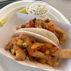 Fish tacos wasn't bad