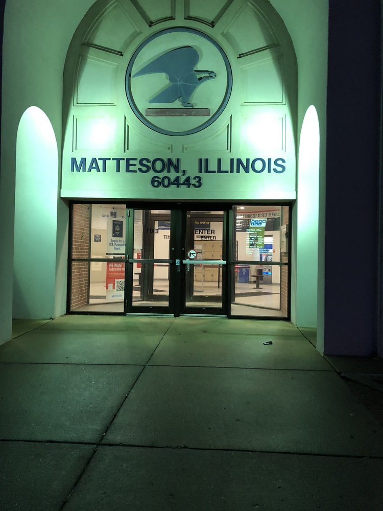 MATTESON POST OFFICE Post Office in Matteson, Illinois at 20650 South