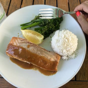 The Deck - Pan roasted salmon - New American Near Me - Tybee Island, Georgia