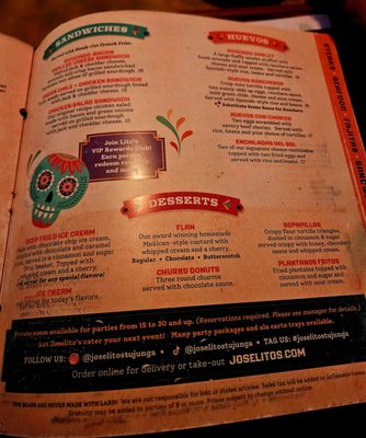 Menu photo 7 Joselito's Mexican Food Tujunga, CA