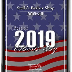 Stella's Barber Shop - Stella's Barber Shop has been selected for the 2019 Best of Ellicottcity Awards in the category of Barber Shop...