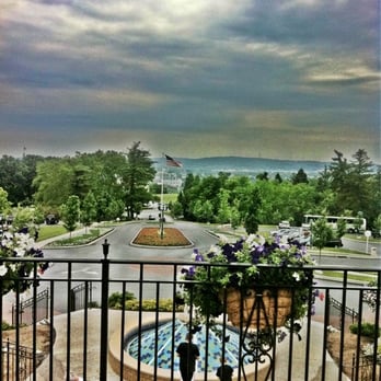 The Hotel Hershey - view from outdoor balcony - Hotels Near Me - Hershey, Pennsylvania The Hotel Hershey - view from outdoor balcony - Hotels Near Me - Hershey, Pennsylvania