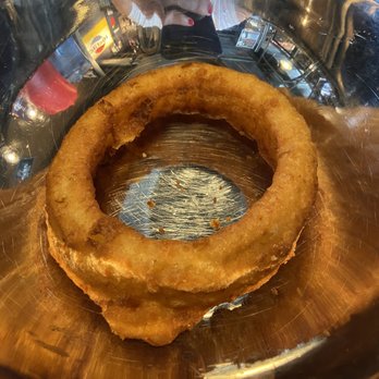 Bad Daddy's Burger Bar - The onion rings were HUGE and stayed together when you bit into them. The sauce was just enough spice to make them "pop!" - Burgers Near Me - Huntsville, Alabama Bad Daddy's Burger Bar - The onion rings were HUGE and stayed together when you bit into them. The sauce was just enough spice to make them "pop!" - Burgers Near Me - Huntsville, Alabama