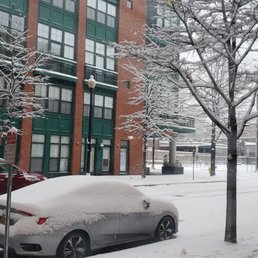 Just the sort of conditions you want to experience one of the very many frequent fire alarms in this building.