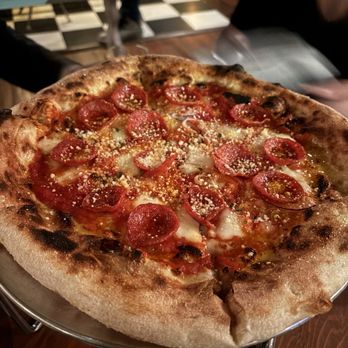 Burke’s Tavern - Pepperoni pizza - New American Near Me - Newark, New Jersey
