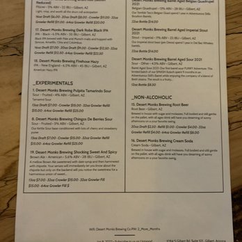 Desert Monks Brewing - Breweries Near Me - Gilbert, Arizona