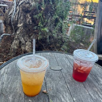 Rust General Store - Relaxing outside seating with out refreshments - Coffee & Tea Near Me - San Diego, California Rust General Store - Relaxing outside seating with out refreshments - Coffee & Tea Near Me - San Diego, California