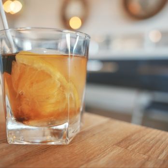 Coastal Kitchen - Spiced Old Fashioned. Layered spice and cherry bitters with notes of lemon for a slight zing. - New American Near Me - Dana Point, California Coastal Kitchen - Spiced Old Fashioned. Layered spice and cherry bitters with notes of lemon for a slight zing. - New American Near Me - Dana Point, California