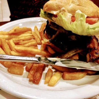 The Yellow Rose Diner - Bacon cheeseburger with well-done fries - American Near Me - Keyport, New Jersey The Yellow Rose Diner - Bacon cheeseburger with well-done fries - American Near Me - Keyport, New Jersey