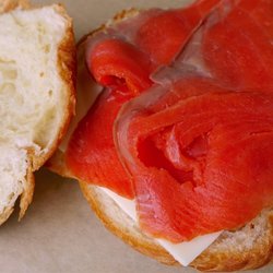 Rush Espresso - Northern Lights - Salmon Lox on a Croissant